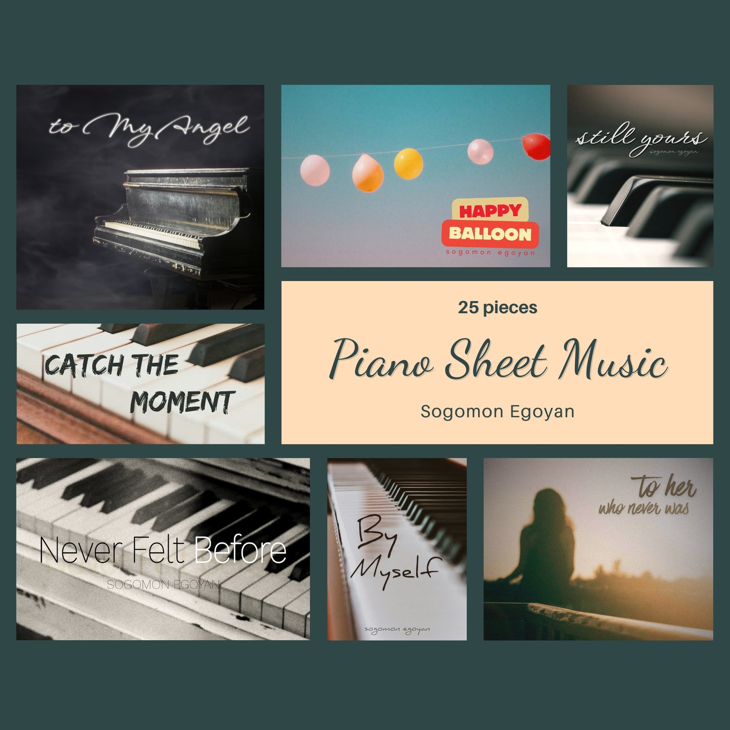 TOP25 Sheet Music Bundle by Sogomon Egoyan