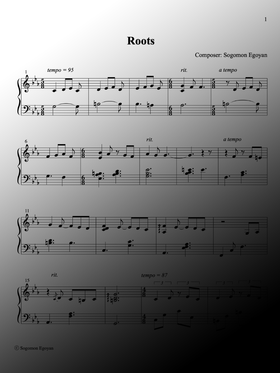 Roots - Piano Sheet Music